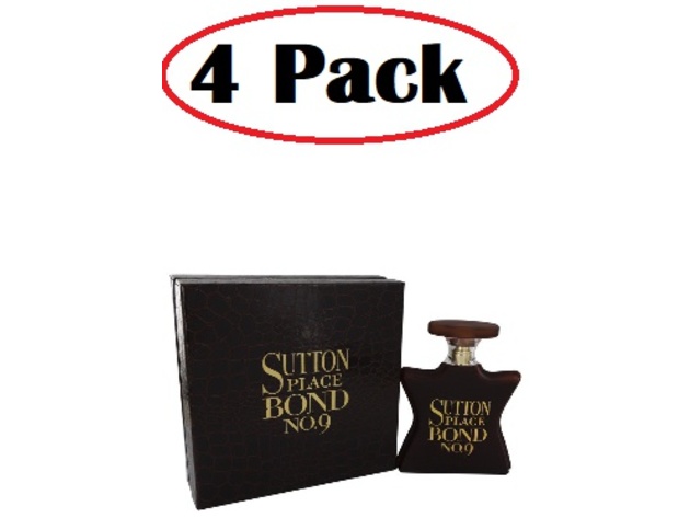 4 Pack of Sutton Place by Bond No. 9 Eau De Parfum Spray 3.4 oz