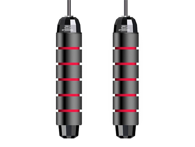 Let' s Jump Tangle-Free Skipping Rope (Red)