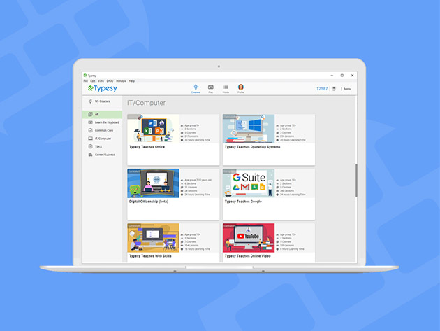 Typesy Teaches Microsoft Office: Lifetime Membership