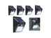 Super Bright 20 LED Solar Light with Wireless IP65 Waterproof Motion Sensor (5-Pack)