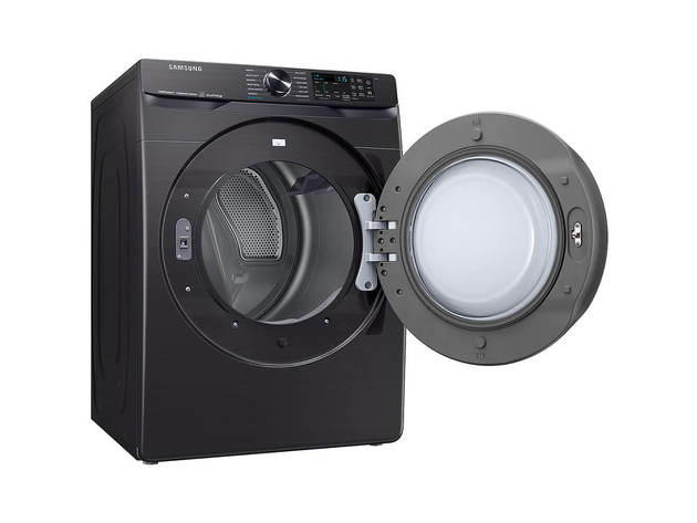 Samsung DVE50A8500V 7.5 Cu. Ft. Brushed Black Smart Electric Dryer w/ Steam Sanitize+