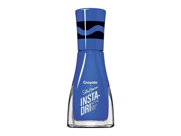 Sally Hansen Insta Dri Crayola Metallic Stunning Shine Nail Polish, B'Dazzled Blue