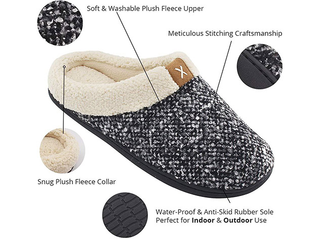 Toasty Trotters Unisex Slippers (Oreo/Extra Large)