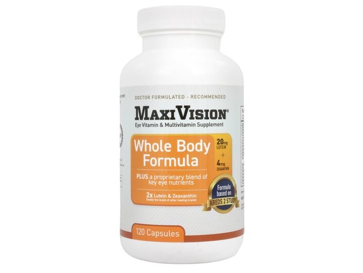 maxivision whole body formula 120 capsules