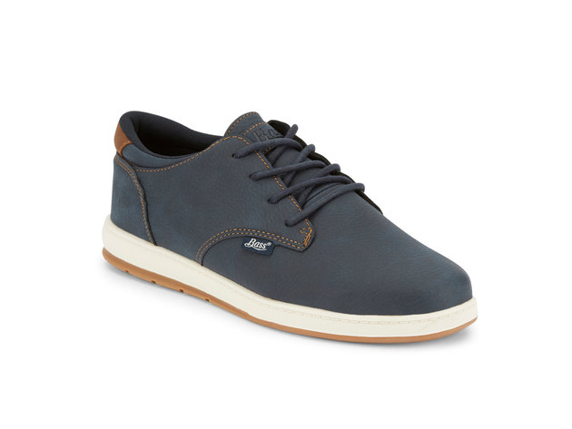 G.H. Bass & Co. Mens Percy WX B Casual Oxford Shoe - 9.5 M Navy/Tan
