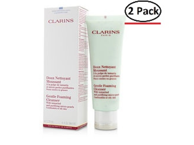 Clarins by Clarins Gentle Foaming Cleanser With Tamarind & Purifying Micro Pe...