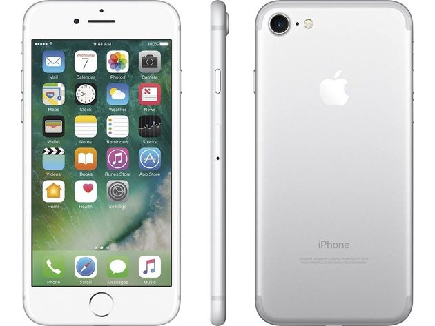 Apple iPhone 7 Unlocked Silver/32GB/Grade A (Refurbished)