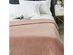 Serena Chevron Flannel Reversible Jacquard Throw Blush Pink
