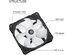 Bitspower BPTA-FX1812NT-1 Notos 120mm DRGB Computer Fan PWM PC Cooling Fan (Used, Open Retail Box)