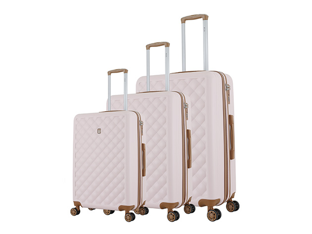 Luan Diamond 3-Piece Luggage Set