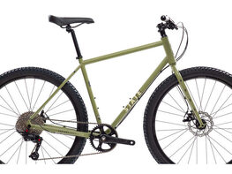 4130 All-Road - Flat Bar - Matte Olive Bike - Medium ( Riders 5'9" - 6'2") / Both (Add $389.99)