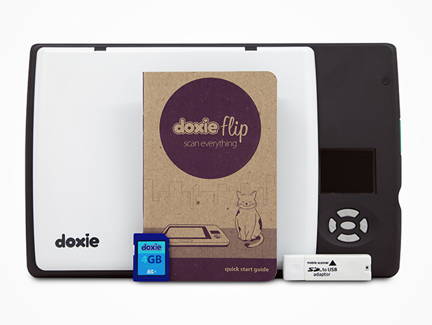 Doxie Flip Cordless Flatbed Scanner (International)