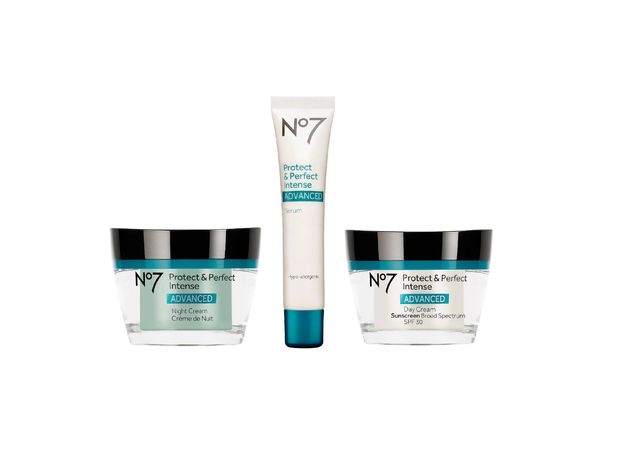 No7 Protect and Perfect Intense Advanced Hypo Allergenic Anti Aging Skincare System Kit