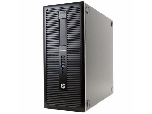 HP EliteDesk 800 G1 Tower PC, 3.2GHz Intel i5 Quad Core Gen 4, 8GB RAM, 2TB SATA HD, Windows 10 Professional 64 bit, BRAND NEW 24” Screen (Renewed)