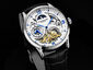 Special Reserve Automatic 44mm Dual Time Skeleton Watch - White Dial