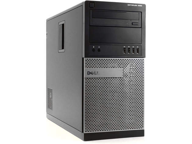 Dell Optiplex 990 Tower Computer PC, 3.4 GHz Intel i7 Quad Core, 16GB DDR3 RAM, 500GB SATA Hard Drive, Windows 10 Professional 64 bit (Renewed)