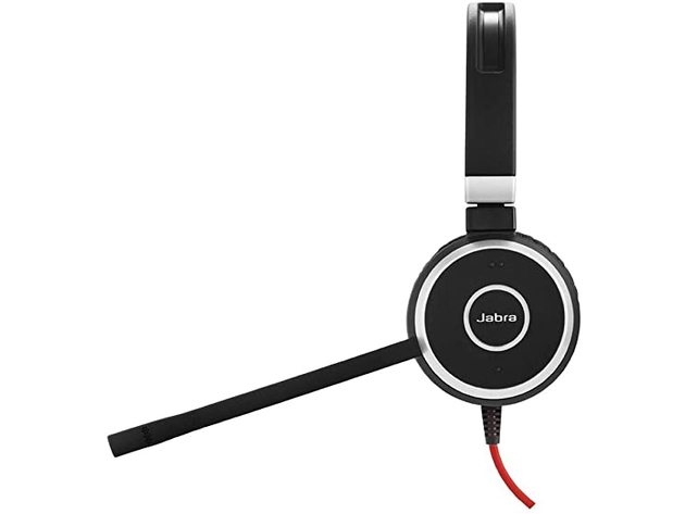 Jabra Evolve 40 Professional Wired Headset, Stereo, 3.5mm Jack/USB Connection (Refurbished)
