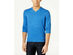 Tommy Hilfiger Men's Signature Regular-Fit Solid V-Neck Sweater Blue Size XX-Large