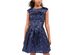 Emerald Sundae Women's Juniors' Sequined Fit & Flare Dress Blue Size Extra Small