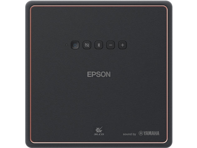 Epson EF12 EpiqVision Mini Smart Laser Projector with Android TV - Black/Copper
