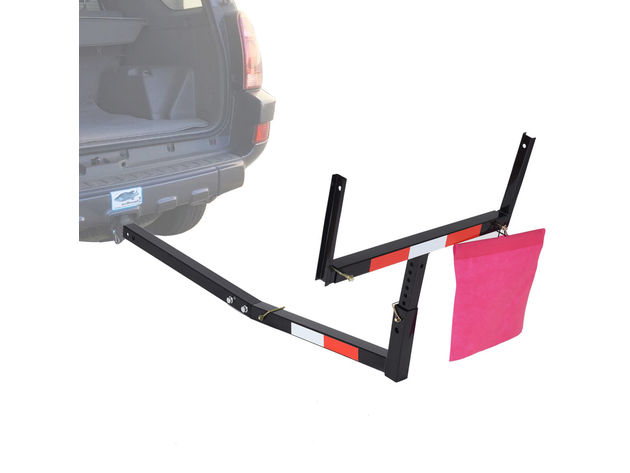 Costway Pick Up Truck Bed Hitch Extender Adjustable Steel Extension ...