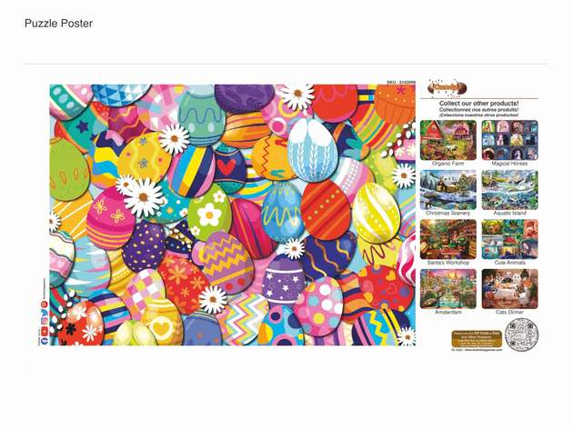 Candy Egg Jigsaw Puzzles 1000 Piece