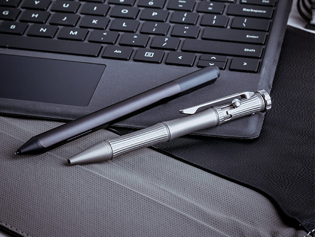 NP10Ti Titanium-Alloy Tactical Pen (2-Pack)