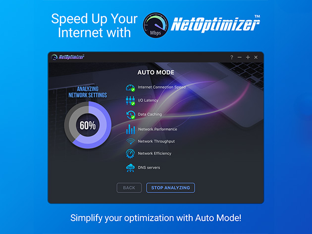 NetOptimizer™ Internet Speed Booster (3 Computers)