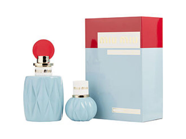 MIU MIU by Miu Miu EAU DE PARFUM SPRAY 3.4 OZ & EAU DE PARFUM SPRAY .67 OZ (TRAVEL EDITION) For WOMEN