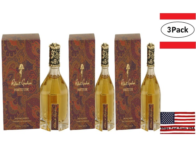 3 Pack Robert Graham Fortitude by Robert Graham Blended Essence 3.4 oz for Men