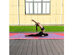Costway 4'x10'x2" Thick Folding Panel Gymnastics Mat Gym - Pink/Purple