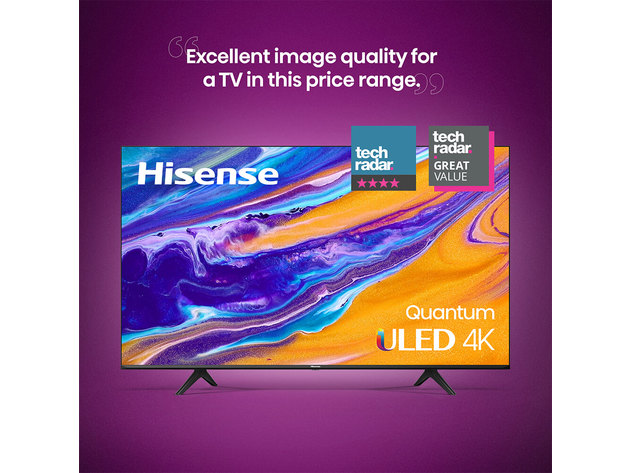 Hisense 65U6G 65 inch Class U6G Series Quantum ULED 4K UHD Smart Android TV