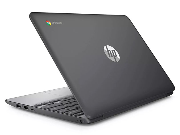 HP Chromebook 11.6" Intel Celeron 16GB - Gray (Certified Refurbished)