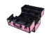 SHANY Essential Pro Makeup Train Case with Shoulder Strap and Locks - ROSE