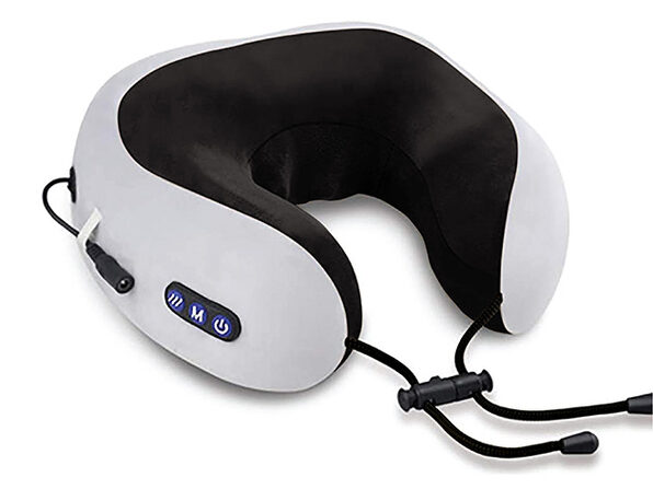 TRAKK Wireless Massage Travel Pillow Black - Product Image