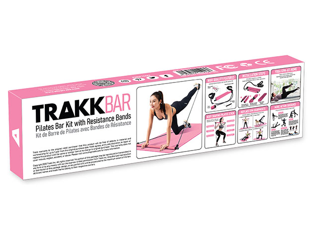 TRAKK Pilates Bar Kit (Pink)