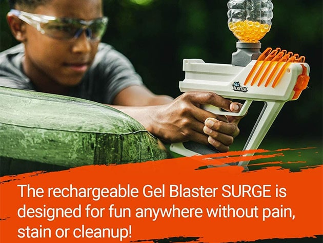 Gel Blaster Surge Double Down: 2-Pack Launcher Toy & Accessories Bundle
