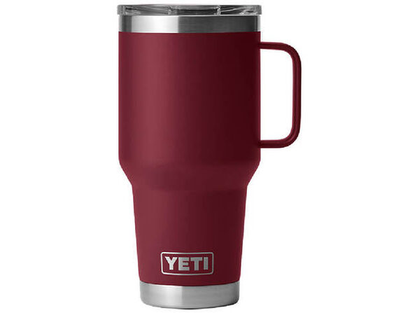 WORK 'n MORE - Yeti Rambler 30oz Travel Mug with Stronghold Lid Rescue Red