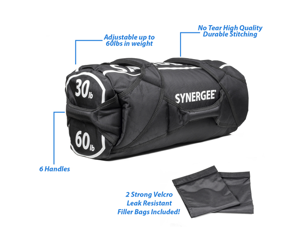 Synergee Weighted Sandbags V2 - Up to 60lbs