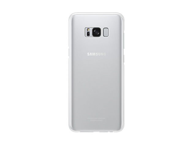 Samsung Galaxy S8 Clear Protective Cover, Clear Silver