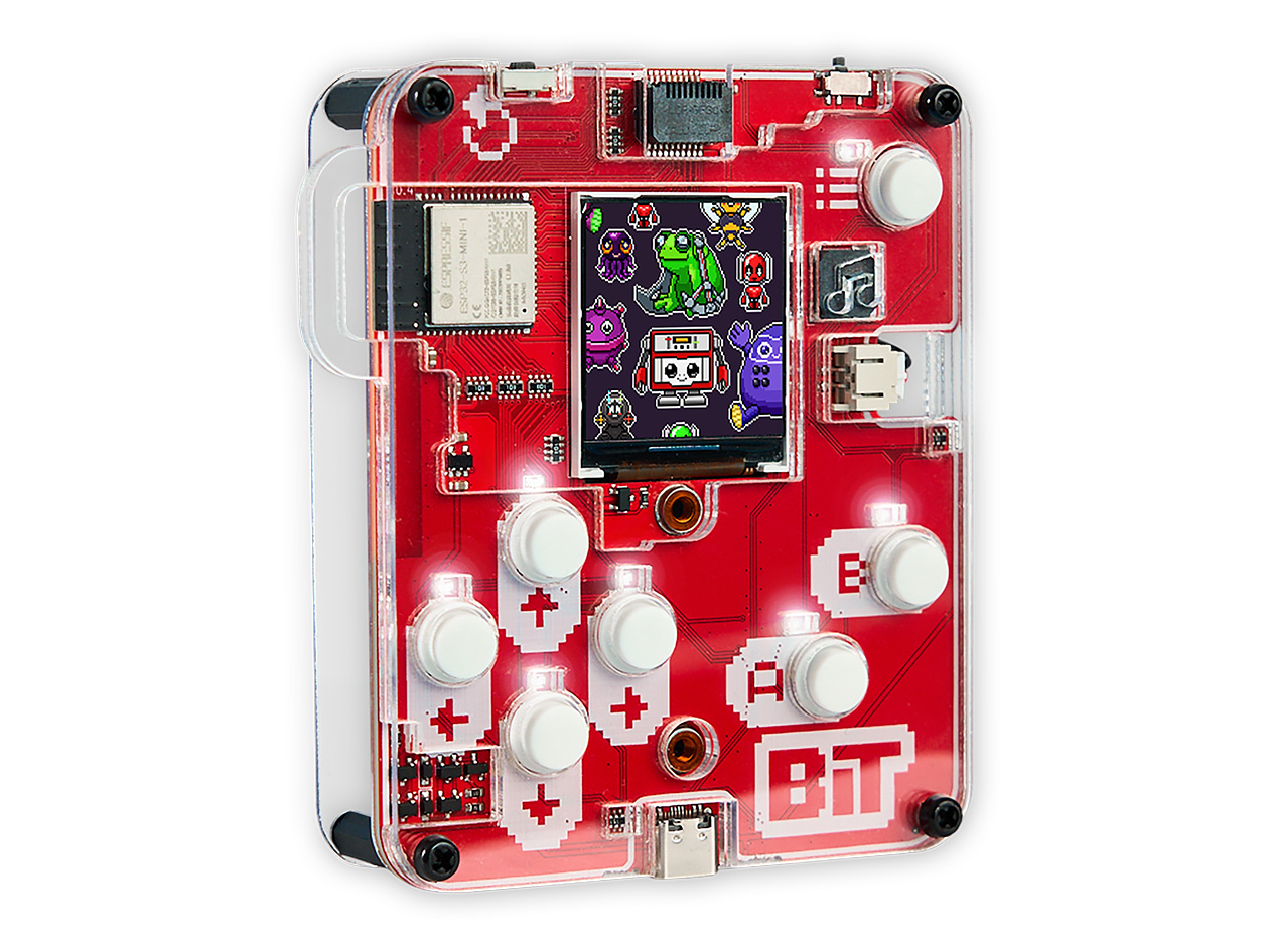 Bit 2.0 DIY Retro Game Console - Learn STEM & Code