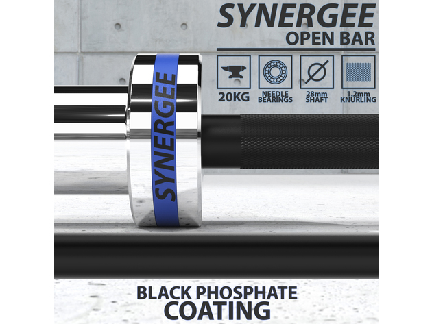 Synergee Open Barbell - 20kg