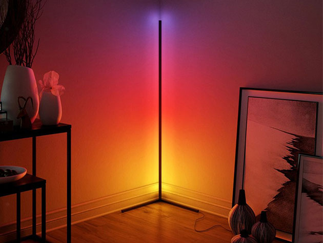 Lamp Depot Minimalist LED Corner Floor Lamp