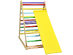 Costway Foldable Wooden Climbing Triangle Indoor Climber w/Ladder for Baby Toddler - Colorful