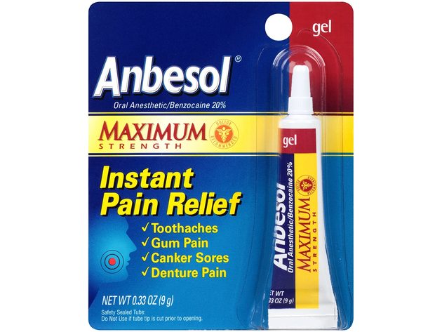 Anbesol Maximum Strength Instant Oral Toothache/Gum Pain Relief