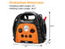 Ironmax 22000mAH Jump Starter Portable Power Station Air Compressor w/ LED Light - Black/Orange
