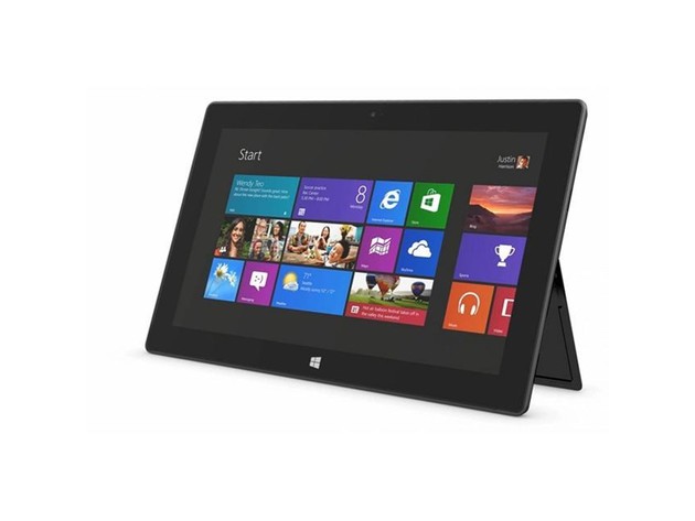 MICROSOFT Surface 9JR_00002 Tablet Computer, 1.30 GHz nVIDIA Tegra 3, 2GB DDR3 RAM, 64GB SSD Hard Drive, Windows RT, 10" Screen (Renewed)