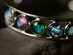Rainbow Nebula Cuff Bracelet
