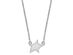 Sterling Silver NHL Dallas Stars Small Necklace, 18 Inch