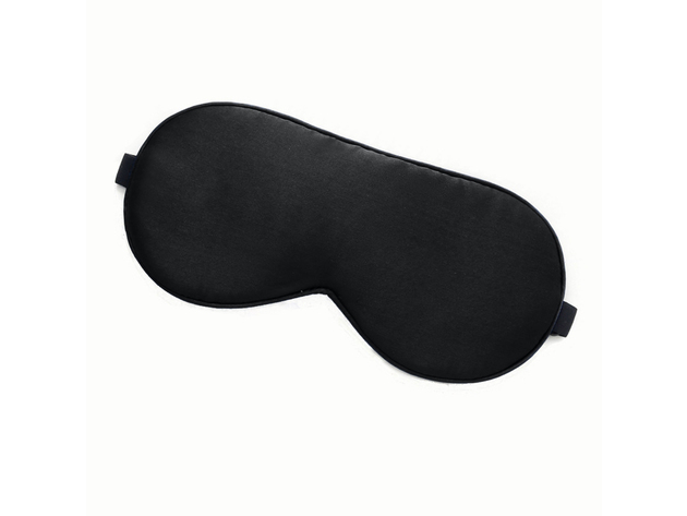 Natural Silk Sleep Mask Blackout Eye Mask Soft Night Blindfold Cover - Grey